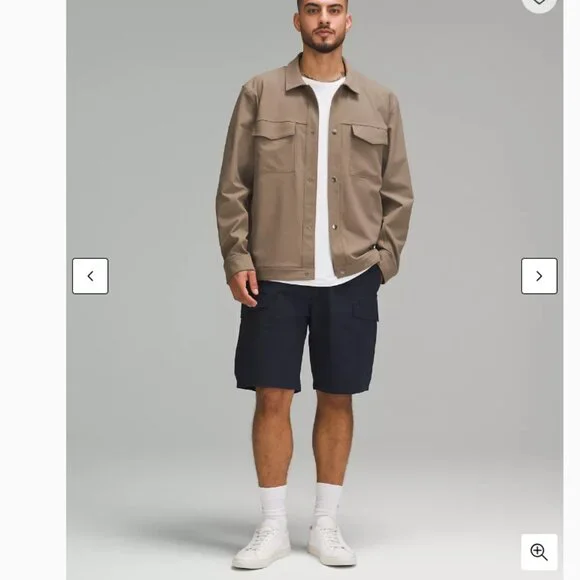 NWT Lululemon Athletica Men's Stretch Cotton VersaTwill Cargo Pocket Short 10" - Picture 2 of 7